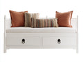 Sofás cama 200 x 90 x 85 cm madera blanco con cajones de almacenamiento - diseño clásico moderno